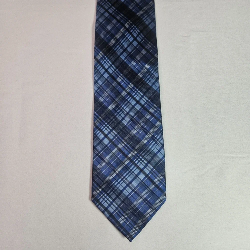 Burma Bibas Tie Mens Geometric Blue 3